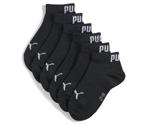 PUMA Calcetines tobilleros juveniles (pack de 3), Accesoiros, Negro, 39-42