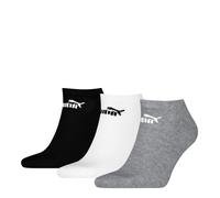 Puma Calcetines Tobilleros Logotipos para Adultos Unisex Packs de 3 (CS2507)