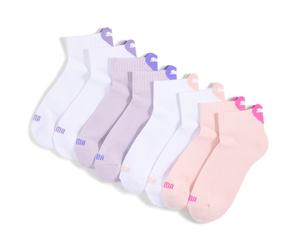 PUMA Calcetines tobilleros para niños (pack de 4), Accesoiros, Rosa, 39-42 39-42