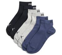 PUMA Calcetines tobilleros unisex (3 pares), Ropa, Azul, 35-38 35-38