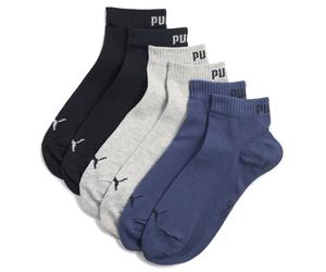 PUMA Calcetines tobilleros unisex (3 pares), Ropa, Azul, 43-46