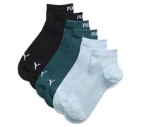 PUMA Calcetines tobilleros unisex (3 pares), Ropa, Verde, 43-46 43-46