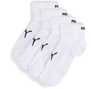 PUMA Calcetines tobilleros unisex (paquete de 2), Accesoiros, Blanco, 43-46 43-46