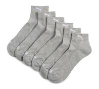PUMA Calcetines tobilleros unisex (paquete de 3), Ropa, Gris, 39-42