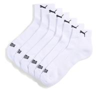 PUMA Calcetines tobilleros unisex (paquete de 3), Ropa, Blanco, 39-42