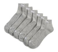 PUMA Calcetines tobilleros unisex (paquete de 3), Ropa, Gris, 35-38 35-38