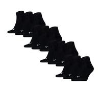 Puma Calcetines Unisex De Cuarto, Paquete De 12 - Cuarto Liso 12P, Logo, Sólido