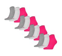 Puma Calcetines Unisex De Cuarto, Paquete De 12 - Cuarto Liso 12P, Logo, Sólido