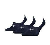 PUMA Calcetines unisex Footie (paquete de 3)