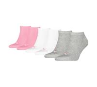PUMA Calcetines unisex lisos para zapatillas (3 unidades), - 395 Prism rosa, 35-38