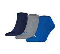 Puma Calcetines Unisex, Paquete De 3 - Sneaker Plain 3P, Logo, Sólido