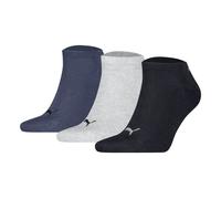 Puma Calcetines Unisex, Paquete De 3 - Sneaker Plain 3P, Logo, Sólido