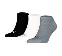 Puma Calcetines Unisex, Paquete De 3 - Sneaker Plain 3P, Logo, Sólido