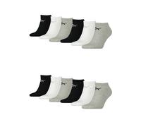 Puma Calcetines Unisex Retro Tobillera 12 Pares (Pack de 12)
