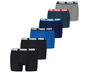 PUMA Calzoncillo boxer 'Everyday' azul / marino / navy / gris moteado / negro XXL azul / marino / navy / gris moteado / negro