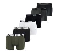 PUMA Calzoncillo boxer gris / verde / negro / offwhite L gris / verde / negro / offwhite