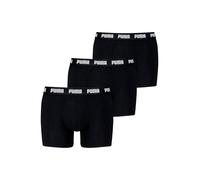 PUMA Calzoncillo boxer negro / blanco L negro / blanco