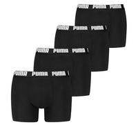 PUMA Calzoncillo boxer negro / blanco M negro / blanco