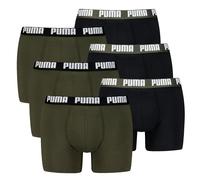 PUMA Calzoncillo boxer verde / negro / blanco L verde / negro / blanco