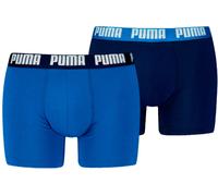 Puma - Calzoncillo Everyday Basic (2 Pares), Unisex, True Blue, L