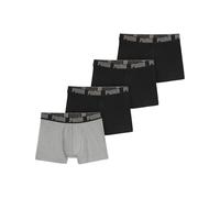 PUMA Calzoncillos bóxer para hombre (paquete de 4), Ropa, Negro, 5