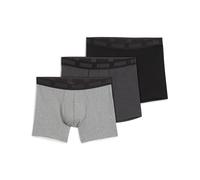 PUMA Calzoncillos bóxer para hombre (paquete de 3), Ropa, Gris, 6