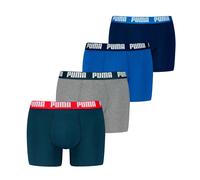 PUMA Calzoncillos bóxer para hombre (paquete de 4), Ropa, Azul, 6