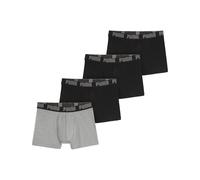 PUMA Calzoncillos bóxer para hombre (paquete de 4), Ropa, Negro, 4