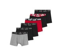 PUMA Calzoncillos bóxer para hombre (paquete de 6), Ropa, Gris, 6