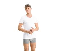 Puma T-Shirt, Blanco (White), M (Pack de 2) para Hombre