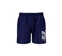 PUMA Calzoncillos para Hombre con Logotipo de Gato de Longitud Media, Azul Marino, XS