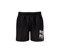 PUMA Cat Logo Mid Length Swim Trunks, Negro, S Hombres