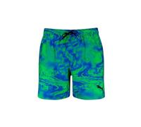 PUMA Calzoncillos tipo bóxer de playa para hombre con red y bolsillos laterales con cordón
