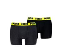 PUMA Calzoncillos Tipo bóxer para Hombre, cómodos, elásticos, Paquete de 2 Unidades