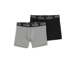 PUMA Calzoncillos Tipo bóxer para Hombre, cómodos, elásticos, Paquete de 2 Unidades