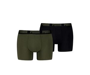 PUMA Calzoncillos Tipo bóxer para Hombre, cómodos, elásticos, Paquete de 2 Unidades