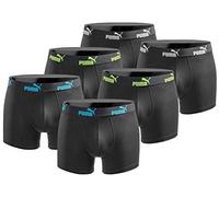 Puma Calzoncillos tipo bóxer para hombre, pack de 6 unidades, edición limitada, color negro, New Tripple Black, XL