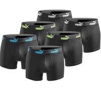 Puma Calzoncillos tipo bóxer para hombre, pack de 6 unidades, edición limitada, color negro, New Tripple Black, XL