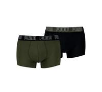PUMA Calzoncillos Tipo bóxer para Hombre, para Uso Diario, Paquete de 2 Unidades, Color: Noche del Bosque, Talla S, Granate