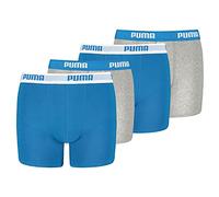 PUMA Calzoncillos tipo bóxer para niño, 4 unidades, 417 - azul/gris., 140 cm