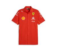 PUMA Camisa del Equipo Scuderia Ferrari 2024 para Hombre - Rojo Quemado - Tamaño: S