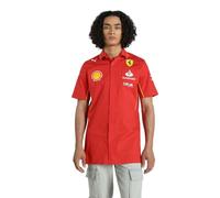 PUMA Camisa del Equipo Scuderia Ferrari 2024 para Hombre - Rojo Quemado - Tamaño: L