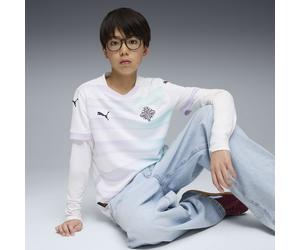 PUMA Camiseta 2.ª equipación selección femenina Islandia 2025 juvenil, Ropa, Blanco, 11-12Y