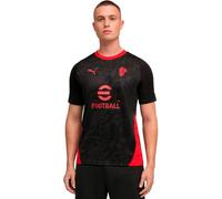 Puma - Camiseta AC Milan Training 2025-2026, Unisex, Black-For All Time Red, S