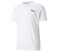 PUMA Active Small Logo tee Camiseta, Unisex Adulto, Blanco, XXL