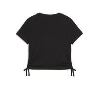 PUMA Camiseta anudada Essentials Animal Logo Infill juvenil, Ropa, Negro, 11-12Y 11-12Y