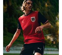 PUMA Camiseta Austria 1.ª equipación 2026 Authentic para hombre, Accesoiros, Rojo, 3XL 3XL