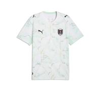 PUMA Camiseta Austria 2.ª equipación 2026 Hombre S, White Mint Melt Green