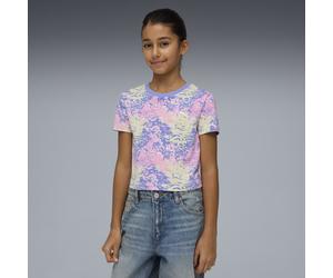 PUMA Camiseta Baby estampada juvenil, Ropa, Morado, 13-14Y