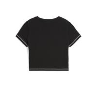 PUMA Camiseta baby tee DARE TO TextuRojo para mujer, Ropa, Negro, XL XL